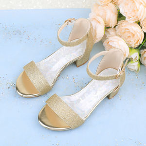 Sandalias de Princesa para Niña Pequeña, Multicolores, con Tira Ancha, Hebilla en el Tobillo, Tacón Bajo, Suela Suave, Zapatos Casuales para Fiesta, Venta al por Mayor 2025 para Bebé Niña - Product Image 3