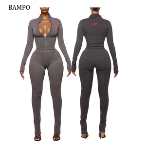 Giacca tuta a sbuffo da <span class=keywords><strong>donna</strong></span> <span class=keywords><strong>oversize</strong></span> personalizzata produttore di <span class=keywords><strong>abbigliamento</strong></span> e Leggings corti con jogging - Product Image 6