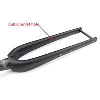 Vélo de route/gravel cyclocross 700C avec câbles intégrés, fourche à frein à disque en fibre de carbone UD et trou pour porte-bagages
