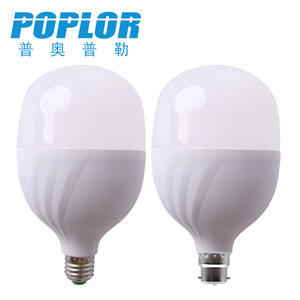หลอดไฟ LED ป๊อปลอร์ 10-60W E27 ฐานพลาสติก ความสว่างสูง AC 85-265V - Product Image 3