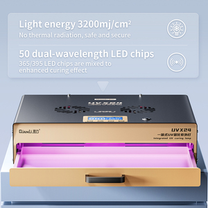Qianli UVX24 Lámpara UV integrada de 16 pulgadas para pantalla LCD Vidrio <span class=keywords><strong>OCA</strong></span> Pegamento Curado CAJA - Product Image 2
