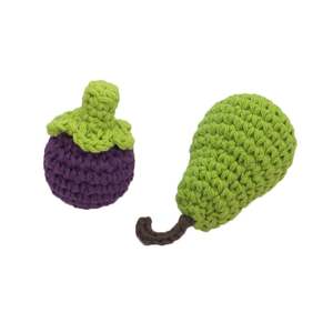 Handmade Magic Squeaker <b>Small</b> Fruit and Veggie <b>Dog</b> Toys - Product Image 1