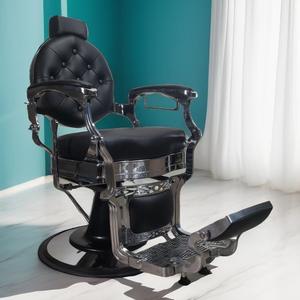 New Arrival Của Màu Sắc Hiện Đại Da Vòng Dưới Salon Đồ Nội Thất Ngồi Có Thể Ngả Ghế Lớn Thủy Lực Bơm Cắt Tóc Ghế - Product Image 3