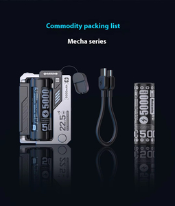 Du lịch thân thiện với 22.5 Wát hỗ trợ AAA pin Lithium 21700 Powerbank pin có thể tháo rời ngân hàng điện cầm tay với pin có thể thay thế - Product Image 6