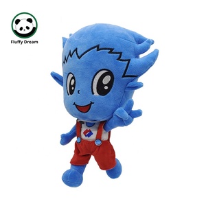 Hign chất lượng trò chơi thể Thao Linh vật đồ chơi sang trọng với quần áo Logo đội giá trị siêu mềm vải tùy chỉnh OEM ODM - Product Image 1