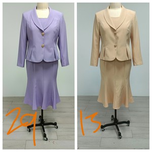 Tailles plus grandes, OEM, jupe de bureau pour femmes de haute qualité en pur coton - Product Image 3
