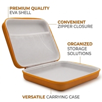 Boîte rigide en mousse EVA imperméable personnalisée et colorée pour les voyages avec logo personnalisé