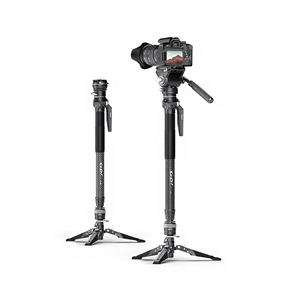 Monopié <span class=keywords><strong>COMAN</strong></span> Serie M1 con Elevación de un Clic, Trípode de Viaje de Fibra de Carbono, Placa de Liberación Rápida, Soporte para Cámara DSLR, Embalaje Incluido - Product Image 1