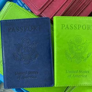 Accesorios de Viaje Personalizados, Funda para Pasaporte con Bloqueo RFID, Piel Sintética, Sublimación en Blanco, Porta Pasaportes Delgado - Product Image 4