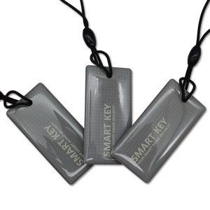 Biểu tượng tùy chỉnh loạt các phương tiện truyền thông xã hội thẻ chip ban đầu HF 13.56 MHz RFID Móc chìa khóa không thấm nước Epoxy NFC thẻ chìa khóa - Product Image 3