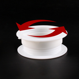 Yingya Drain Ring Plastic Double Layer White <b>Cabinet</b> Outlet Minimalist Design Easy Installation - Product Image 2
