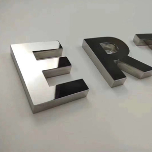 Art décor mural en métal de publicité de <span class=keywords><strong>vin</strong></span> en métal lettre faisant la 4.5mm cube de lettre en métal - Product Image 2