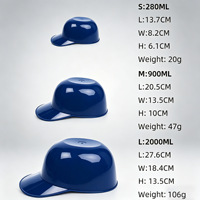 Nouveauté : Bols à dessert en plastique en forme de chapeau – Bols amusants et colorés pour glaces, yaourts, collations – Fournitures pour fêtes d'anniversaire – Style multicolore