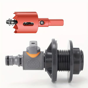 Kit combiné <span class=keywords><strong>d</strong></span>'ouvre-prise fileté en plastique 3/4'' pour <span class=keywords><strong>arrosage</strong></span> de jardin, robinet de seau <span class=keywords><strong>d</strong></span>'eau de pluie et valve à embout - Product Image 3