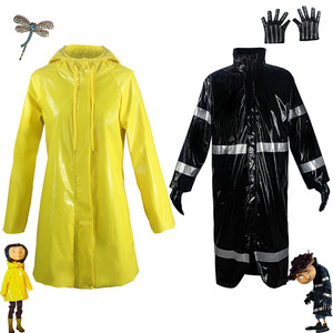 Disfraz de Cosplay de Coraline Wepper, Gabardina, Disfraz de Halloween Unisex para Adultos, Conjunto de Disfraz de Personaje de Película de Televisión - Product Image 1