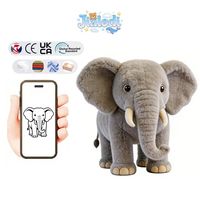Peluche brodée Dragon Volant Kawaii aux Grands Yeux, Jouet Anti-Stress et Confortable pour Enfants, Idéal pour le Sommeil