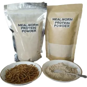 Tenebrio pó de proteína e vermes de proteína para alimentação de animais frango