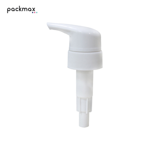หัวปั๊มโลชั่นพลาสติก PP แบบโค้ง 32 ฟัน พร้อมสวิตช์เกลียวในตัว สำหรับครีมนวดผม แชมพู และเจลอาบน้ำ - Product Image 1