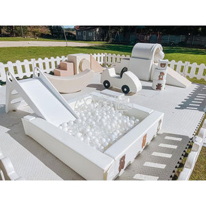 मोएट्री शुद्ध सफेद सॉफ्टप्ले सेट इनडोर बच्चों को किराये पर जन्मदिन के लिए नरम खेल उपकरण - Product Image 5