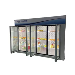 Pantalla de puerta de vidrio para habitación fría, refrigerador de almacenamiento para supermercado, equipo de refrigeración para bebidas