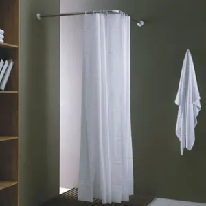 SANIPRO Offre Spéciale réglable sans perceuse porte-serviettes barres de placard en métal extensible salle de bain rideau de douche pôles