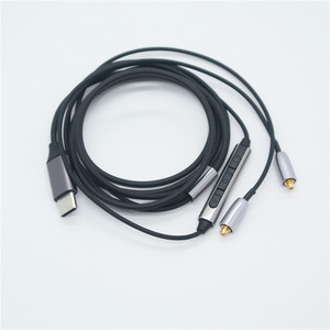 Replacement Type C MMCX <b>Headphone</b> Cable Copper Wire Nickel Plating Male To Male <b>Adapter</b> For Shure SE535 UE900 - Product Image 3