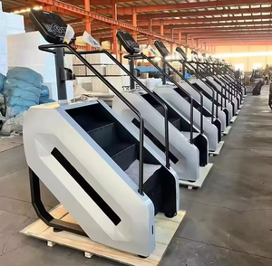 Máquina de Escaleras NO.11, Máquina de Fitness Comercial <span class=keywords><strong>para</strong></span> Gimnasio, <span class=keywords><strong>Escaladora</strong></span> Eléctrica, Entrenamiento Cardiovascular, Simulador de Escalada - Product Image 4