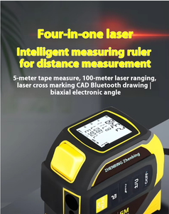 מקצועי 3 ב-1 לייזר סרט חכם מדידה דיגיטלי לייזר מדידה דיגיטלית מרחק סרט מדידה - Product Image 6