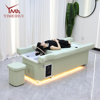 Lit de soin multifonctionnel pour salon, à vapeur et circulation d'eau, détoxifiant du cuir chevelu, inspiré de la relaxation thaïlandaise