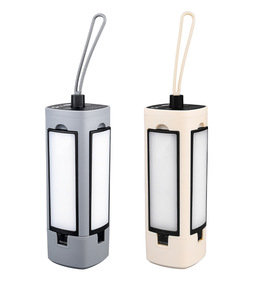 ไฟ LED พกพาแบบกันน้ำ ชาร์จได้ 3 แผง วัสดุ ABS สำหรับการผจญภัยกลางแจ้ง FX-006 โคมไฟแคมป์ปิ้งแบบชาร์จได้ - Product Image 1