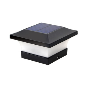 Lampe solaire à LED pour poteau, extérieure, étanche, à montage encastré, pour villa, portail, éclairage de cour - Product Image 1