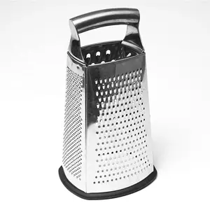 Amazon high quality 4 sides box grater stainless steel cheese and vegetable grater