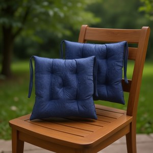 ASIENTO FIBRA Azul 43*43 Cojín y Almohada para Asiento - Product Image 2