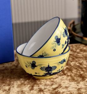 Tazón de Arroz de Porcelana de Lujo Estilo Europeo de Alta Gama de 4.5 Pulgadas Personalizable Ecológico para Uso en el Hogar o Fiestas - Product Image 1