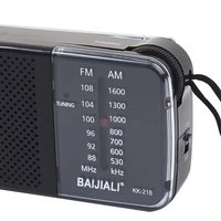 Neues Design Kleiner Transistor-Multiband-AM/FM-Tragbarer Radiomonitor Schwarz Kurzwellenempfänger mit Eingebautem Lautsprecher