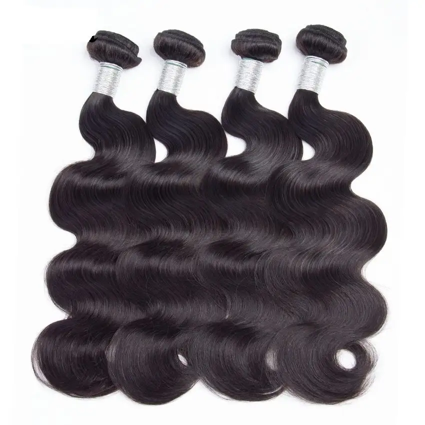 Wholesale Customized Style Body Wave Bundles Human Hair Weft Extensions Natural Virgin Remy Cuticle Aligned Hair for Women