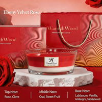 Bougie parfumée en verre en forme de bateau de luxe, grande bougie aromathérapeutique multicouche avec couvercle, emballage en boîte cadeau pour la fragrance d'intérieur