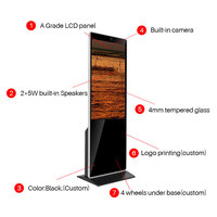 Nouvelle solution de promotion système d'affichage Ai Android moniteur LCD télécommandé avec système d'IA favorisant l'affichage de la signalisation numérique