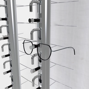 Tùy chỉnh <span class=keywords><strong>Acrylic</strong></span> kính quang học Kính mát khung hiển thị giá đứng thanh treo tường kính hiển thị với khóa thanh - Product Image 5