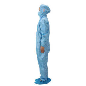 Groothandel Antistatische Esd Cleanroom Kleding Jumpsuit Overall Antistatische Kleding Workshop Werkkleding - Product Image 3