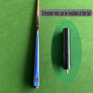 Queue de billard Blue Blade Extreme Feel, 3/4, pointe de 9 mm, queue de snooker, queue de billard, vente directe d'usine de haute qualité - Product Image 4