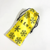 Pochette rectangulaire en microfibre pour lunettes, étui de rangement souple et imperméable pour lunettes de soleil, étui à cordon de couleur unie