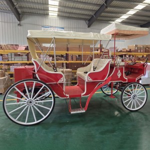 Chariot de balade électrique ZOWN de haute qualité, type calèche royale, à batterie, 4 roues, garantie 2 ans, pour mariages en extérieur - Product Image 6