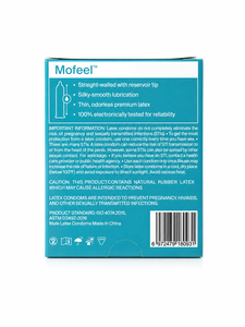 Préservatifs ultra fins de la marque MoFeel, ultra lubrifiants pour la vie sexuelle - Product Image 2