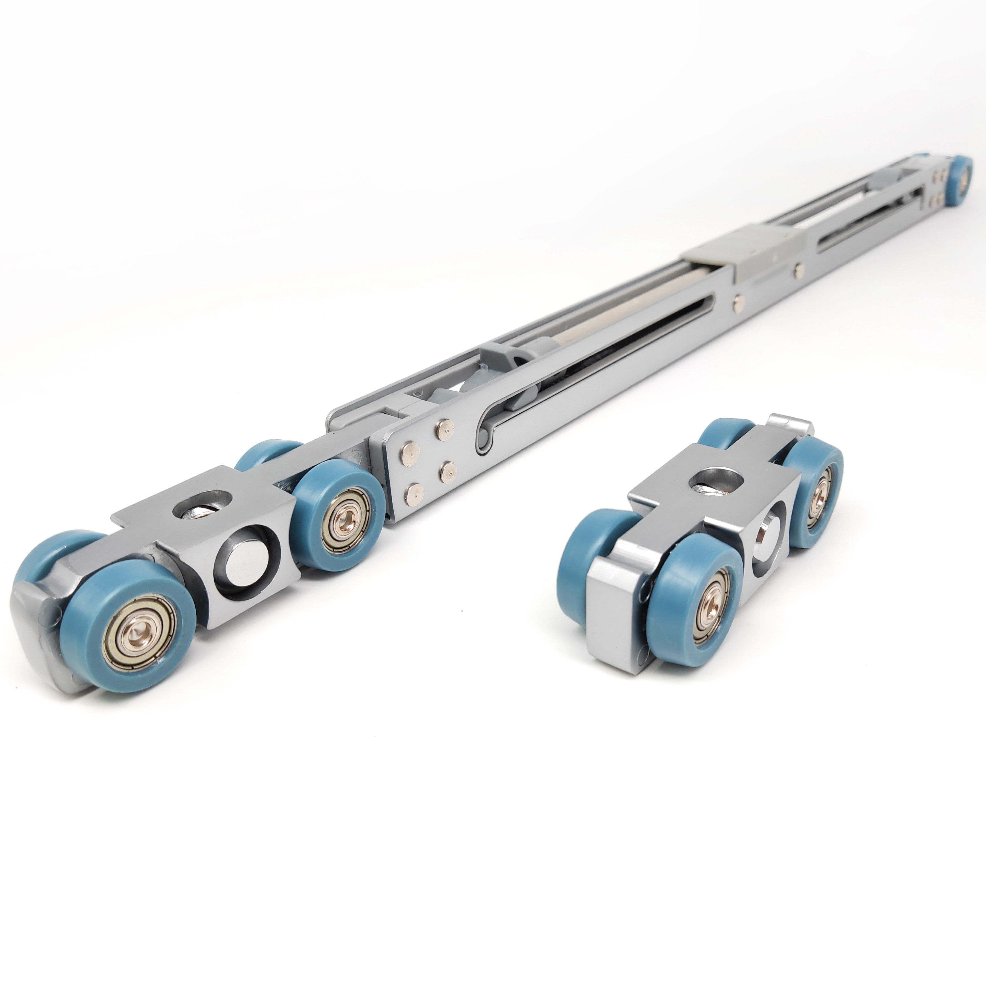 Роликовые подшипники для раздвижных дверей, деревянный шкаф, алюминиевые подвесные колеса, ролик для раздвижных дверей с мягким закрытием