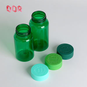 Wholesale GMP Manufacture Supply 120ML 150ml 200ml Green <b>Capsule</b> <b>Pill</b> Medicine Use PET Plastic Bottle Wtih Metal Cap - Product Image 4