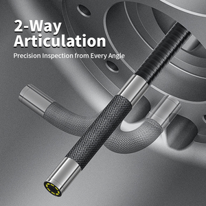 Caméra d'inspection à objectif unique de 6,4 mm, endoscope industriel HD avec 8 LED, câble flexible, caméra vidéo étanche - Product Image 3