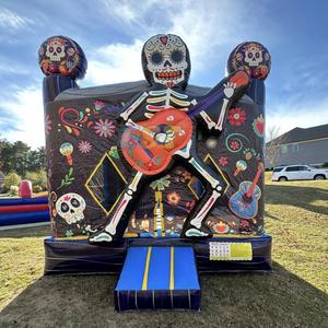 ปราสาทเป่าลมรูปหัวกะโหลกเป่าลมบ้านเด้งเป่าลมสำ<span class=keywords><strong>ห</strong></span>รับเ<span class=keywords><strong>ด</strong></span>็กปาร์ตี้ฮาโลวีนสยองขวัญ - Product Image 1