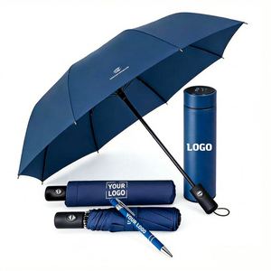 Sombrilla de Viaje Personalizable Ww5184 con Logotipo Impreso, Sublimación de Marca, Regalo Promocional, Resistente al Viento - Product Image 1