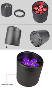 Ip65 Không Thấm Nước 6X15W Rgbwa + UV 6in1 Pin Không Dây LED Par Ánh Sáng DMX Wifi Cho Đám Cưới Sân Khấu Đảng - Product Image 6